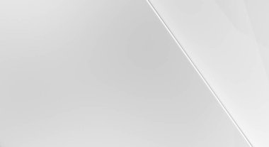 Beyaz 3d geometrik arka plan. Fütürist şablon. Karanlık elementleri olan birinci sınıf soyut duvar kâğıdı. Zarif bir zemin. Lüks minimalist tasarım. Poster, broşür, sunum için tasarım.