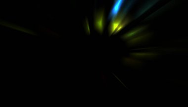 Parlayan yıldızın patlaması. Dinamik renkli arkaplan resmi. Parıldayan ışıklar duvar kağıdı. Tasarımınız için canlı şablon.