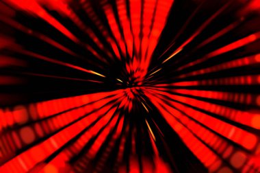 Siyah arkaplanda dönen ışık gösterisi. Lüks çizgiler. Parlak kıvrımlı duvar kağıdı. Uzay tüneli. Dönen ışık çemberi ya da maytap izi. Parlak konsept çizimi.