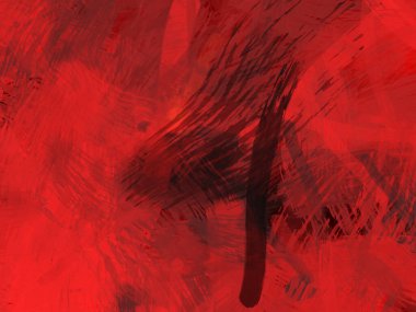 Soyut arkaplanda pürüzlü fırça darbeleri. Fırça boyası. Renkli boya darbeleri. Eşsiz duvar sanatı. Tuvaldeki modern sanat. Renkli çağdaş sanat eserleri.