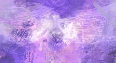 Soyut arkaplanda pürüzlü fırça darbeleri. Fırça boyası. Renkli boya darbeleri. Eşsiz duvar sanatı. Tuvaldeki modern sanat. Renkli çağdaş sanat eserleri.