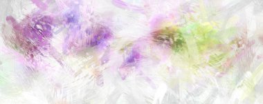 Soyut arkaplanda pürüzlü fırça darbeleri. Fırça boyası. Renkli boya darbeleri. Eşsiz duvar sanatı. Tuvaldeki modern sanat. Renkli çağdaş sanat eserleri.