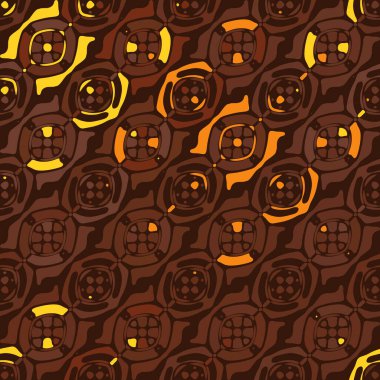 Yaratıcı karalama sanatı farklı şekil ve dokulara sahip kusursuz desen. Kolaj. Sanatsal arka plan. Soyut duvar kağıdı. Dekoratif hippi fayansları.