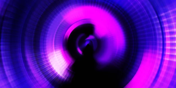 Leuchtende Neonröhren Hochglanz Präsentationsdesign Vorlage Fotografie Kamera Konzept Abstrakter Hintergrund — Stockfoto