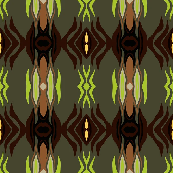 Seamless Minimalist Material Tribal Inspired Pattern Elegant Wallpaper Simple Shapes — Stock Photo, Image