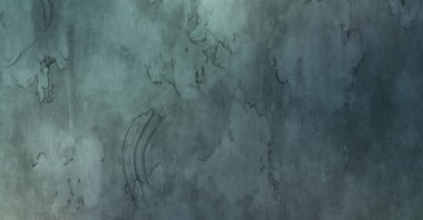 Grunge 'un geçmişi. Renkli şablon. Tasarımınız için doku ve elementler. Stres desenli gotik duvar. Büyük eski lekeli duvar kâğıdı. 