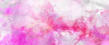 Soyut arkaplanda pürüzlü fırça darbeleri. Fırça boyası. Renkli boya darbeleri. Eşsiz duvar sanatı. Tuvaldeki modern sanat. Renkli çağdaş sanat eserleri.