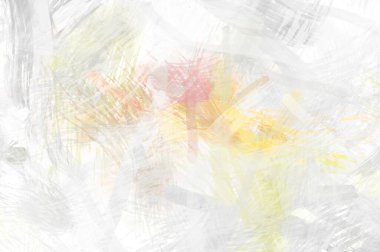 Soyut arkaplanda pürüzlü fırça darbeleri. Fırça boyası. Renkli boya darbeleri. Eşsiz duvar sanatı. Tuvaldeki modern sanat. Renkli çağdaş sanat eserleri.