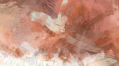 Soyut arkaplanda pürüzlü fırça darbeleri. Fırça boyası. Renkli boya darbeleri. Eşsiz duvar sanatı. Tuvaldeki modern sanat. Renkli çağdaş sanat eserleri.