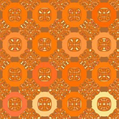 Soyut duvar kağıdı. Dekoratif hippi fayansları. Sanatsal arka plan. Yaratıcı karalama sanatı farklı şekil ve dokulara sahip kusursuz desen. Kolaj.