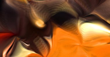 Hareketli girdapların soyut çizimi. Titreşimli renkli kıvrımların dönen akışı. Kıvrımlı ve kıvrımlı arka plan ve çizgiler. Garip duvar kâğıdı tasarımı. Dalgalanma arkaplanı.