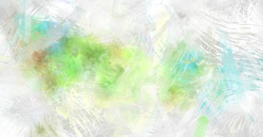 Soyut arkaplanda pürüzlü fırça darbeleri. Fırça boyası. Renkli boya darbeleri. Eşsiz duvar sanatı. Tuvaldeki modern sanat. Renkli çağdaş sanat eserleri.