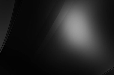 Siyah kıvrımlı yüzey. 3 boyutlu illüstrasyon. Soyut fütüristik geçmiş. Minimalist geometrik kapak tasarımı. Çarpık siyah çizgiler. Lüks dokuma duvar kağıdı. Zarif arkaplan.