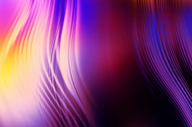 Soyut, enerjik bir arkaplan. Renkli, dalgalı duvar kâğıdı. Grafik konsept çizimi. Yumuşak dalgalı çizgiler. Girdap gibi renkli canlı şekiller..