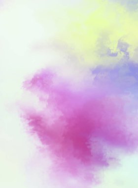 Modern fırça darbeleri. Poster, duvar sanatı, afiş, kart, kitap kapağı veya ambalaj için rahatlatıcı kompozisyonun yumuşak renkli çizimi. Pastel renklerle suluboya. 