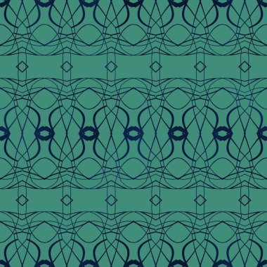Dekoratif geometrik motif. Lüks minimalist süs malzemesi. İnce örgülü kusursuz desen. Web, kartvizit, davetiye, poster, tekstil baskısı için zarif duvar kağıdı.