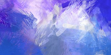 Soyut arkaplanda pürüzlü fırça darbeleri. Fırça boyası. Renkli boya darbeleri. Eşsiz duvar sanatı. Tuvaldeki modern sanat. Renkli çağdaş sanat eserleri.