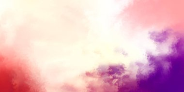 Modern fırça darbeleri. Poster, duvar sanatı, afiş, kart, kitap kapağı veya ambalaj için rahatlatıcı kompozisyonun yumuşak renkli çizimi. Pastel renklerle suluboya. 