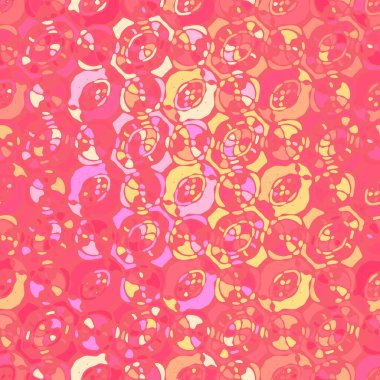 Yaratıcı karalama sanatı farklı şekil ve dokulara sahip kusursuz desen. Kolaj. Sanatsal arka plan. Soyut duvar kağıdı. Dekoratif hippi fayansları.