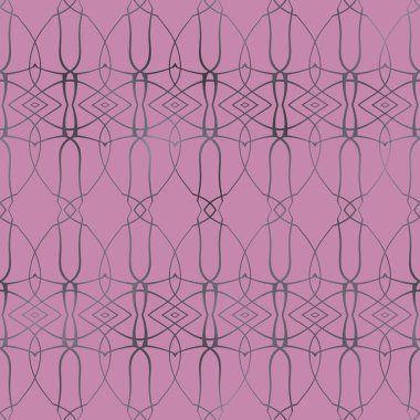 Dekoratif geometrik motif. Lüks minimalist süs malzemesi. İnce örgülü kusursuz desen. Web, kartvizit, davetiye, poster, tekstil baskısı için zarif duvar kağıdı.
