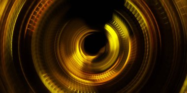 Fotoğraf makinesi konsepti. Soyut arkaplan. Dönen ışık ışınları. Hareketli kavramsal duvar kağıdı. Grafik dijital illüstrasyon. Parlayan neon ışıkları. Parlak sunum tasarım şablonu.