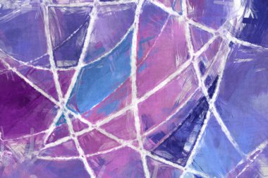 Tuval üzerinde etkileyici fırçalanmış resim. Soyut doku. 2D çizim. Geniş fırça darbeleri. Modern dijital sanat. Çağdaş fırça. Modern ifade. Popüler biçim boyanmış resim.