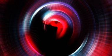 Parlayan neon ışıkları. Parlak sunum tasarım şablonu. Fotoğraf makinesi konsepti. Soyut arkaplan. Dönen ışık ışınları. Hareketli kavramsal duvar kağıdı. Grafik dijital illüstrasyon. 