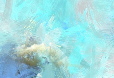 Soyut arkaplanda pürüzlü fırça darbeleri. Fırça boyası. Renkli boya darbeleri. Eşsiz duvar sanatı. Tuvaldeki modern sanat. Renkli çağdaş sanat eserleri.