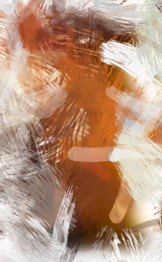 Soyut arkaplanda pürüzlü fırça darbeleri. Fırça boyası. Renkli boya darbeleri. Eşsiz duvar sanatı. Tuvaldeki modern sanat. Renkli çağdaş sanat eserleri.