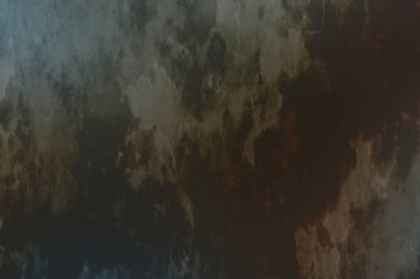 Gotik bir duvarda sıkıntılı ve kirli desenler var. Lekeli renkli hasarlı şablon. Tasarımınız için doku ve elementler. Pis duvar kâğıdı. Grunge arkaplanı.