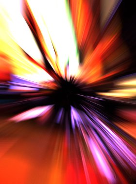 Renkli ışık enerjisi parlamaları. Çarpık grafik hareket arkaplanı. Dinamik patlama flaşı. Hızlanma efekti. Hızlı yüksek hız bulanıklaştırma arkaplanı. Işık teknolojisi soyut duvar kağıdı.