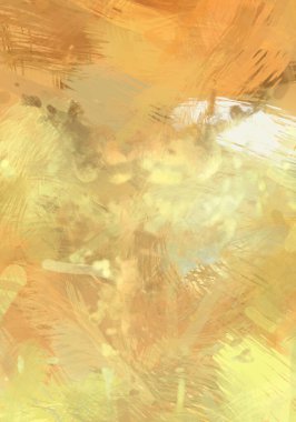 Soyut arkaplanda pürüzlü fırça darbeleri. Fırça boyası. Renkli boya darbeleri. Eşsiz duvar sanatı. Tuvaldeki modern sanat. Renkli çağdaş sanat eserleri.