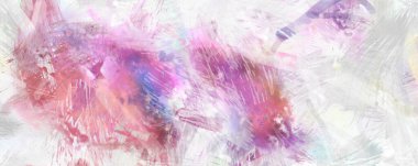 Soyut arkaplanda pürüzlü fırça darbeleri. Fırça boyası. Renkli boya darbeleri. Eşsiz duvar sanatı. Tuvaldeki modern sanat. Renkli çağdaş sanat eserleri.