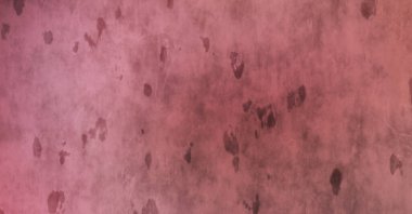 Gotik bir duvarda sıkıntılı ve kirli desenler var. Lekeli renkli hasarlı şablon. Tasarımınız için doku ve elementler. Pis duvar kâğıdı. Grunge arkaplanı.