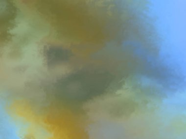 Modern fırça darbeleri. Poster, duvar sanatı, afiş, kart, kitap kapağı veya ambalaj için rahatlatıcı kompozisyonun yumuşak renkli çizimi. Pastel renklerle suluboya. 