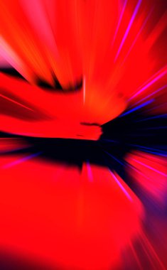 Renkli ışık enerjisi parlamaları. Çarpık grafik hareket arkaplanı. Dinamik patlama flaşı. Hızlanma efekti. Hızlı yüksek hız bulanıklaştırma arkaplanı. Işık teknolojisi soyut duvar kağıdı.