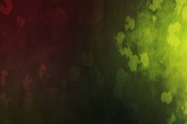 Gergin bir geçmişi ve sıkıntılı bir yapısı var. Renkli tozlu şablon. Tasarımınız için doku ve elementler. Çizik ve lekeli duvar kağıdı. Gotik duvar.