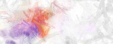 Soyut arkaplanda pürüzlü fırça darbeleri. Fırça boyası. Renkli boya darbeleri. Eşsiz duvar sanatı. Tuvaldeki modern sanat. Renkli çağdaş sanat eserleri.