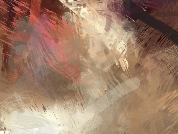 Rough Brushstrokes Abstract Background Brush Painting Color Strokes Paint Unique — Stock Photo, Image