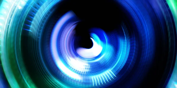Photography Camera Concept Abstract Background Spinning Rays Light Motion Conceptual — Stock Photo, Image