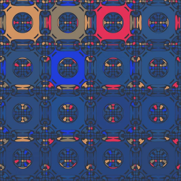 Абстрактные Обои Декоративная Плитка Хипстера Художественное Образование Творческое Рисование Каракулями — стоковое фото
