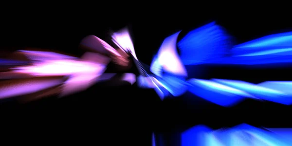 Energie Barsten Met Prachtige Levendige Kleuren Dynamische Lichtstralen Geïsoleerd Zwarte — Stockfoto