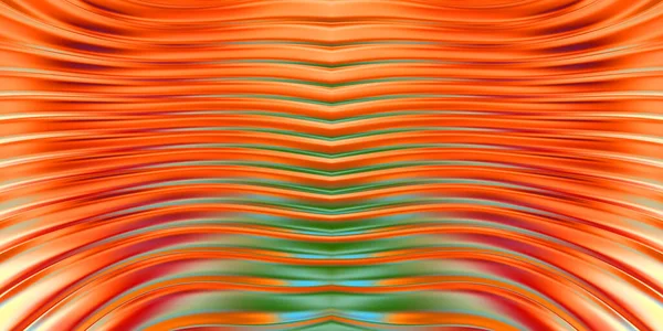 カラフルな波状反射デザインの壁紙の3Dイラスト バナー カード ブックカバーやウェブサイトのグラフィックイラスト 概要光沢のある背景 — ストック写真