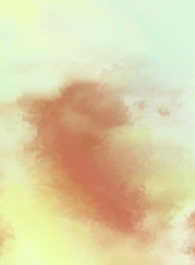 Modern fırça darbeleri. Poster, duvar sanatı, afiş, kart, kitap kapağı veya ambalaj için rahatlatıcı kompozisyonun yumuşak renkli çizimi. Pastel renklerle suluboya. 