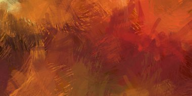 Soyut arkaplanda pürüzlü fırça darbeleri. Fırça boyası. Renkli boya darbeleri. Eşsiz duvar sanatı. Tuvaldeki modern sanat. Renkli çağdaş sanat eserleri.