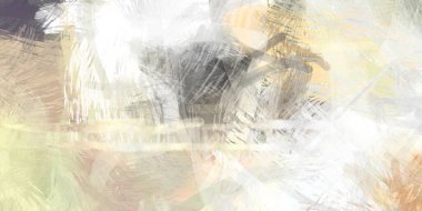 Soyut arkaplanda pürüzlü fırça darbeleri. Fırça boyası. Renkli boya darbeleri. Eşsiz duvar sanatı. Tuvaldeki modern sanat. Renkli çağdaş sanat eserleri.