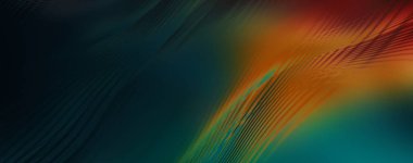 Soyut, enerjik bir arkaplan. Renkli, dalgalı duvar kâğıdı. Grafik konsept çizimi. Yumuşak dalgalı çizgiler. Girdap gibi renkli canlı şekiller..