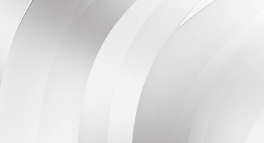 3 boyutlu illüstrasyon. Beyaz kıvrımlı yüzey. Lüks dokuma duvar kağıdı. Zarif bir zemin. Soyut fütüristik geçmiş. Minimalist geometrik kapak tasarımı. Çarpık beyaz çizgiler.