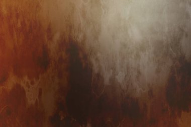 Gotik bir duvarda sıkıntılı ve kirli desenler var. Lekeli renkli hasarlı şablon. Tasarımınız için doku ve elementler. Pis duvar kâğıdı. Grunge arkaplanı.