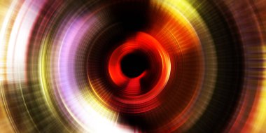 Parlayan neon ışıkları. Parlak sunum tasarım şablonu. Fotoğraf makinesi konsepti. Soyut arkaplan. Dönen ışık ışınları. Hareketli kavramsal duvar kağıdı. Grafik dijital illüstrasyon. 